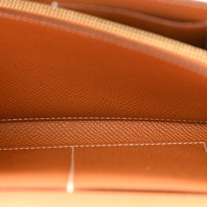 Hermes Epsom Kelly Wallet To Go Gold 5 of 11