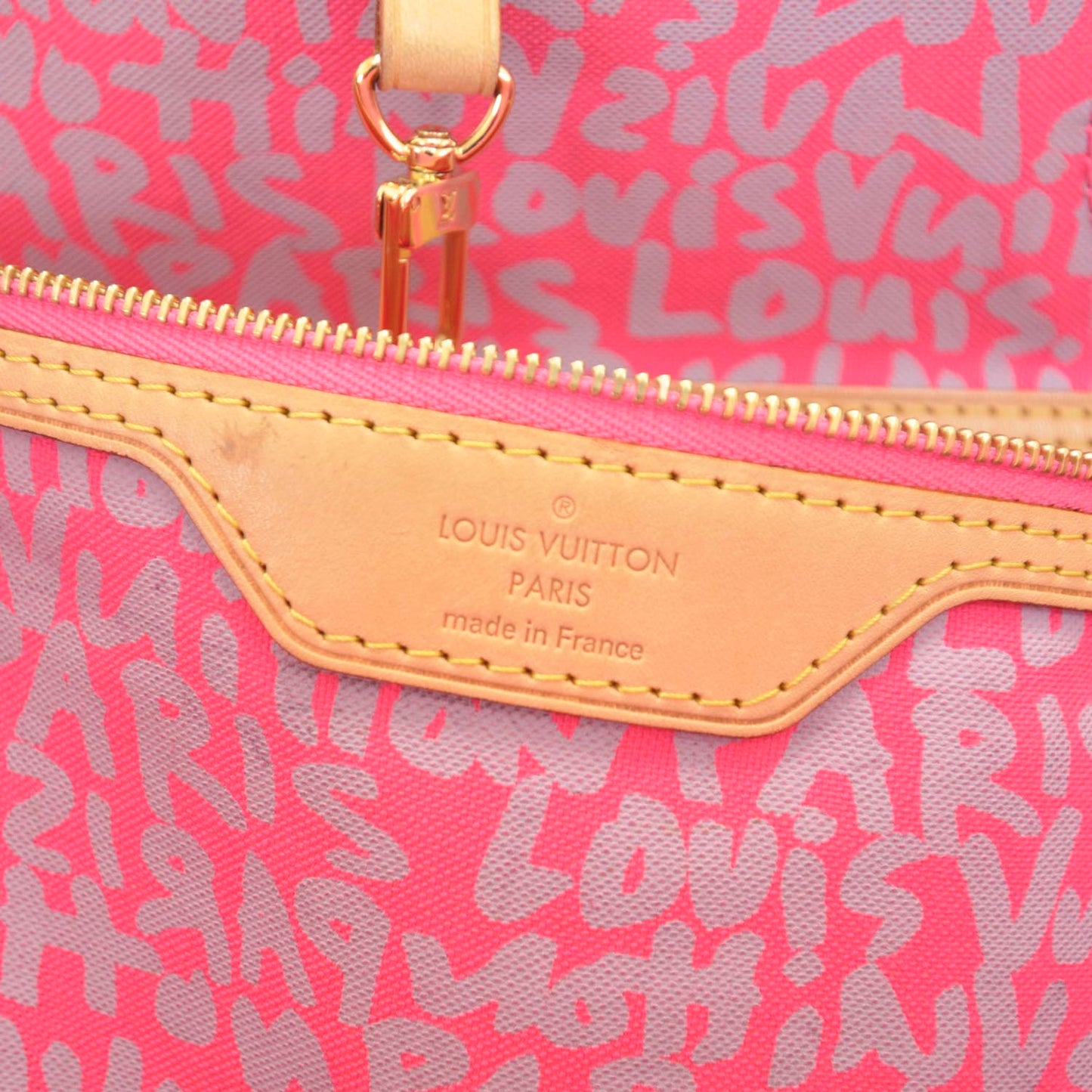 Monogram Graffiti Neverfull GM Fuchsia