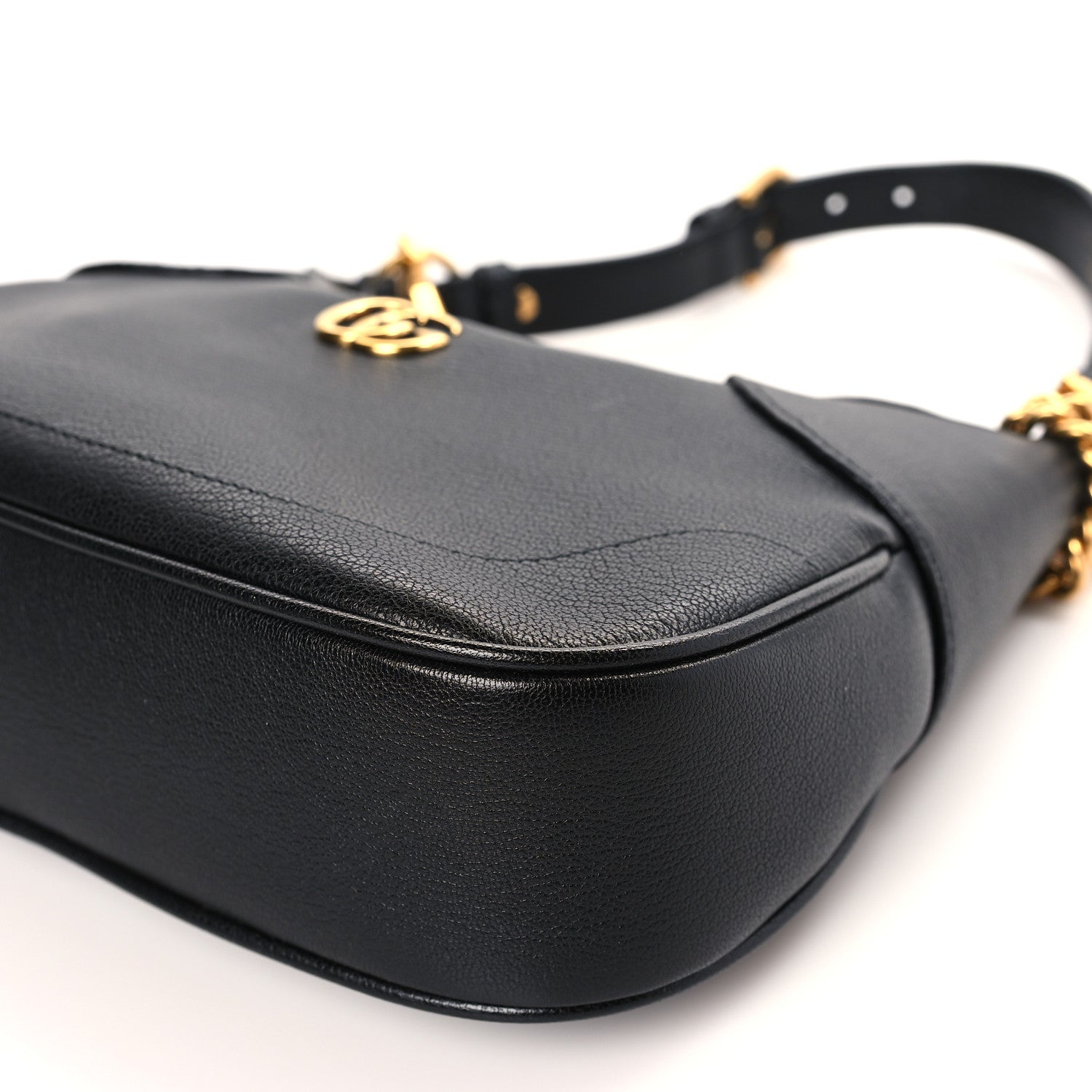 Gucci Goatskin Small Aphrodite Shoulder Bag Black 9 of 9