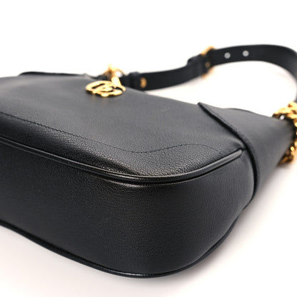 Gucci Goatskin Small Aphrodite Shoulder Bag Black 9 of 9