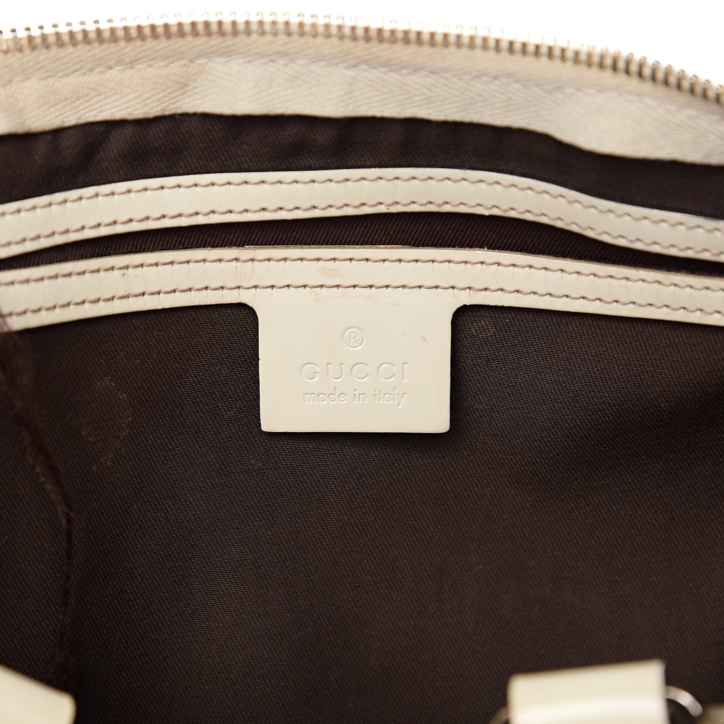 GG Plus Monogram Medium Joy Boston Off White