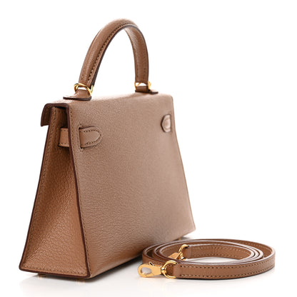 Hermes Chevre Mysore Mini Kelly Sellier 20 Quebracho 3 of 12