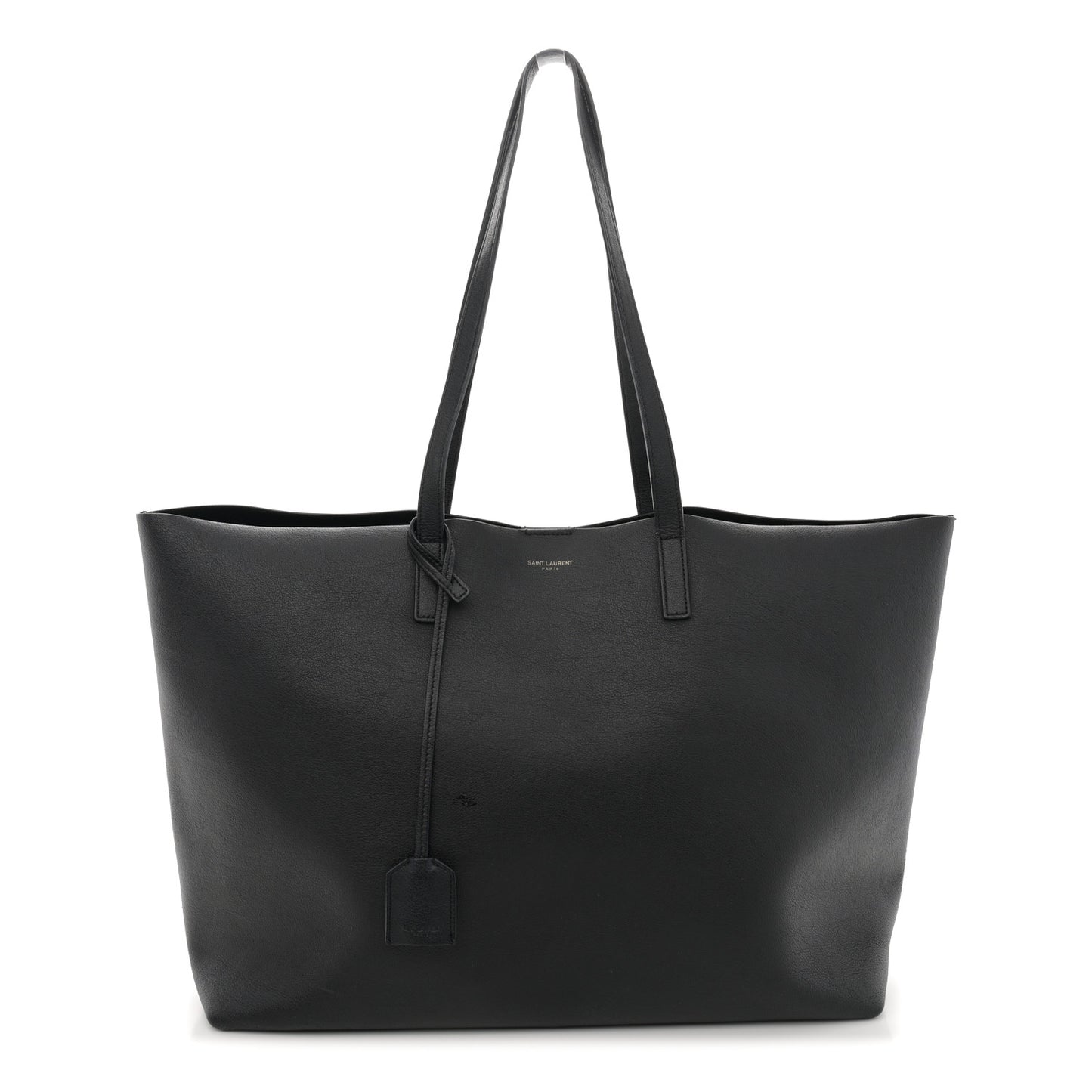 Calfskin Large Shopping Tote Black