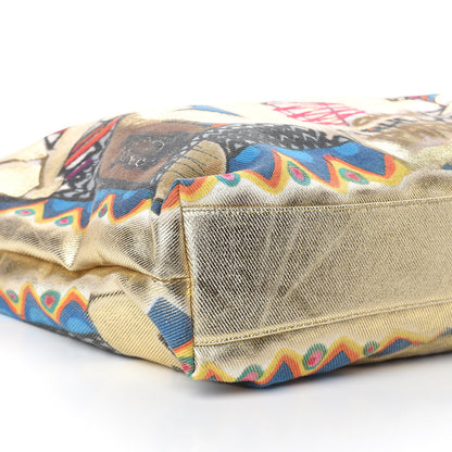 Chanel Graffiti Printed Canvas Street Spirit Tote Multicolor 8 of 9