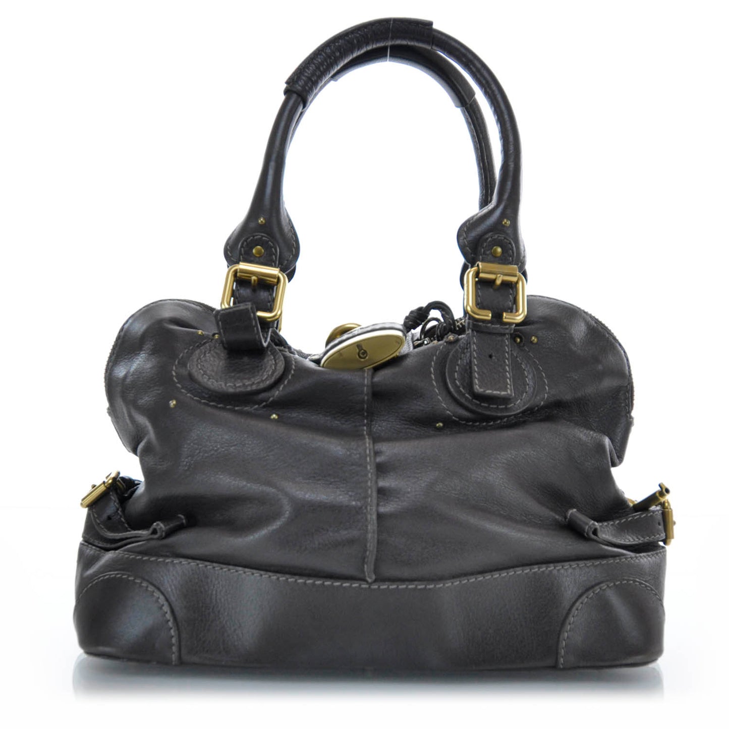 Leather Paddington Satchel Brown