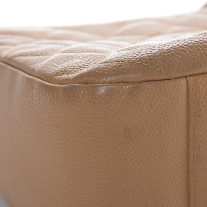 Chanel Caviar Quilted Hobo Beige 9 of 16