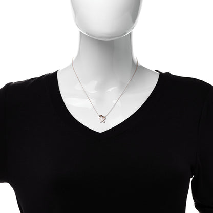 Tiffany 18K Rose Gold Small Paloma Picasso Loving Heart Pendant Necklace 2 of 6