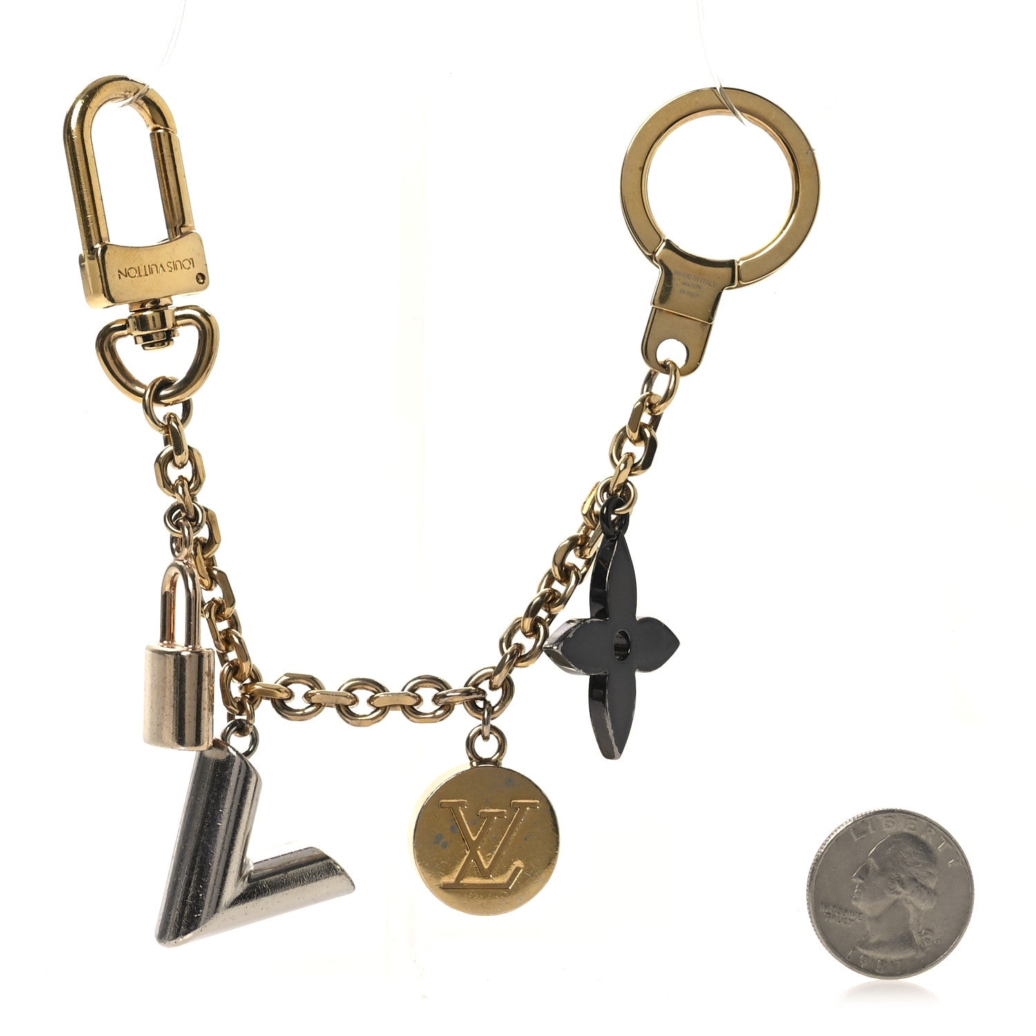 Louis Vuitton Metal Kaleido V Bag Chain Charm 2 of 4