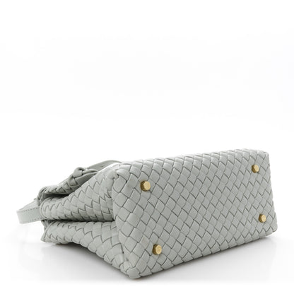 Bottega Veneta Nappa Intrecciato Patti Top Handle Bag Agate Grey 4 of 13