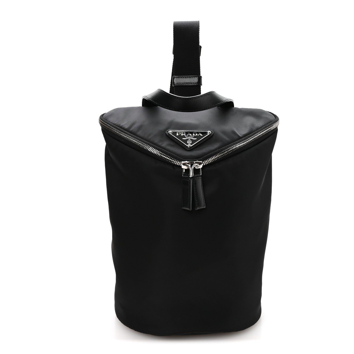 Prada Re-Nylon Sling Backpack Black 1 of 10