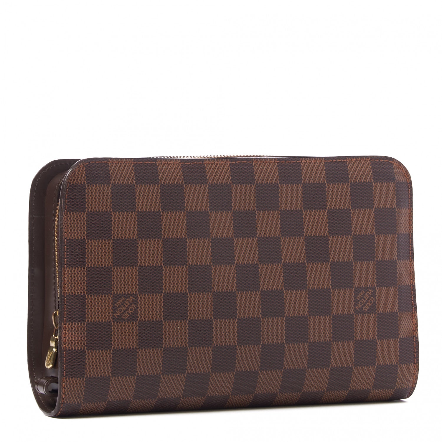 Louis Vuitton Damier Ebene Pochette Saint Louis Clutch 2 of 7