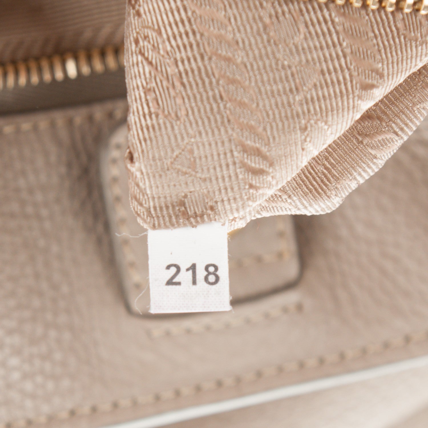 Prada Vitello Daino Shopping Tote Pomice 7 of 7