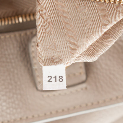 Prada Vitello Daino Shopping Tote Pomice 7 of 7