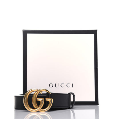 Gucci Calfskin Double G 30mm Belt 100 40 Black 11 of 11