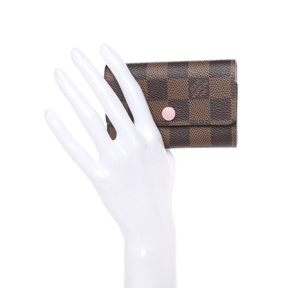 Louis Vuitton Damier Ebene Multicles 6 Key Holder Rose Ballerine 2 of 8