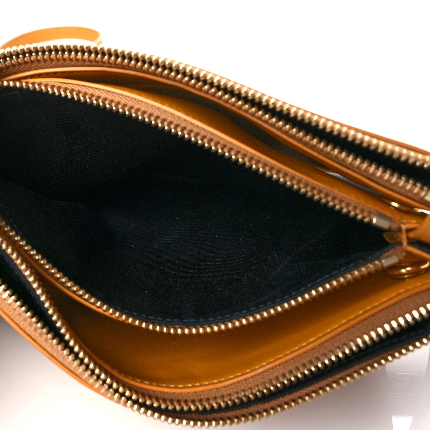 Celine Lambskin Small Trio Crossbody Bag Sunflower 5 of 11