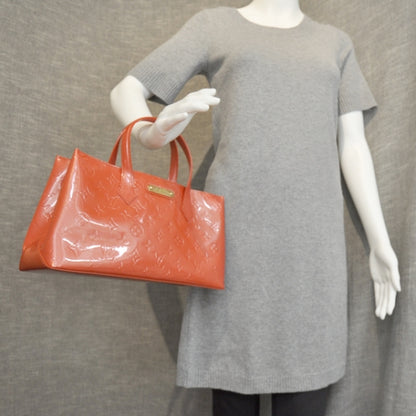 Louis Vuitton Vernis Wilshire PM Orange Sunset 2 of 8