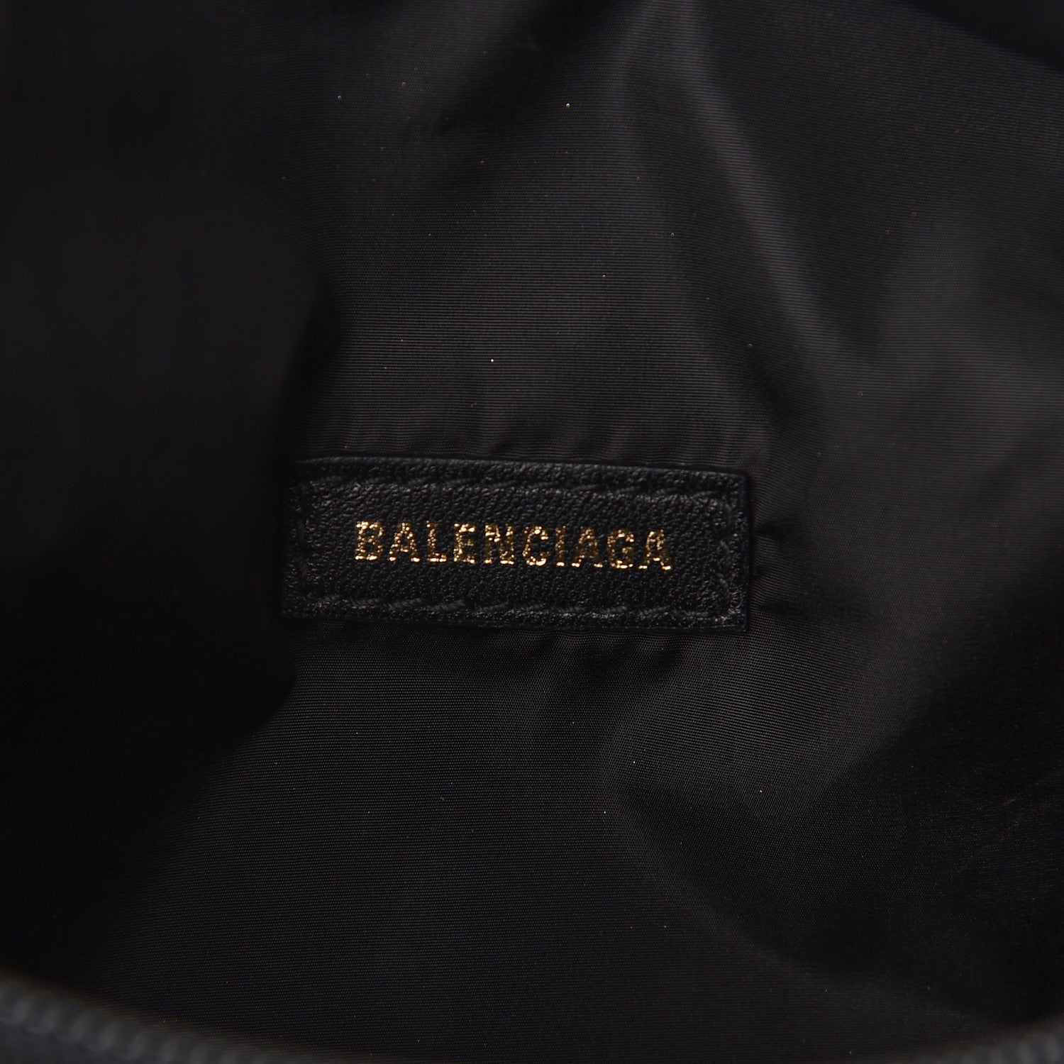 Balenciaga Sport Nylon Logo Embroidered Wheel Belt Bag Black White 6 of 9