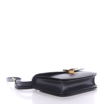 Celine Box Calfskin Medium Classic Box Flap Bag Navy 4 of 12