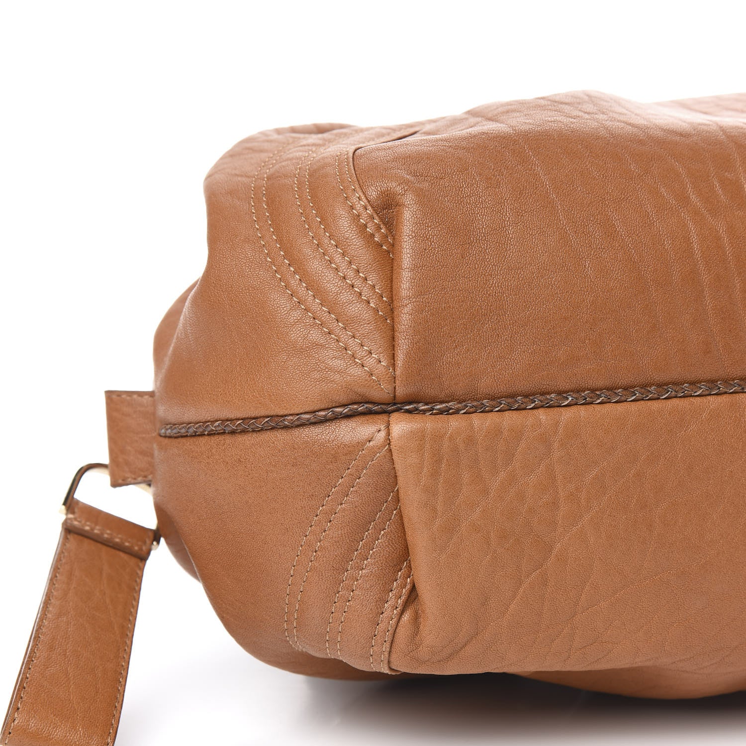 Fendi Nappa Nuvolata Spy Bowler Cognac 8 of 10