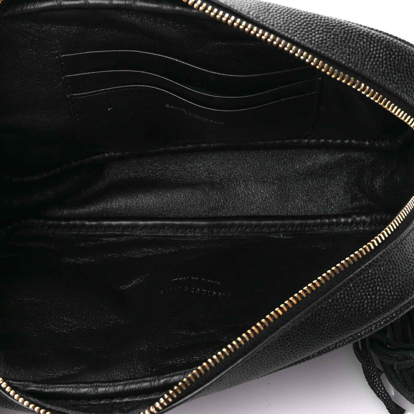 Grain De Poudre Matelasse Monogram Mini Lou Camera Bag Black