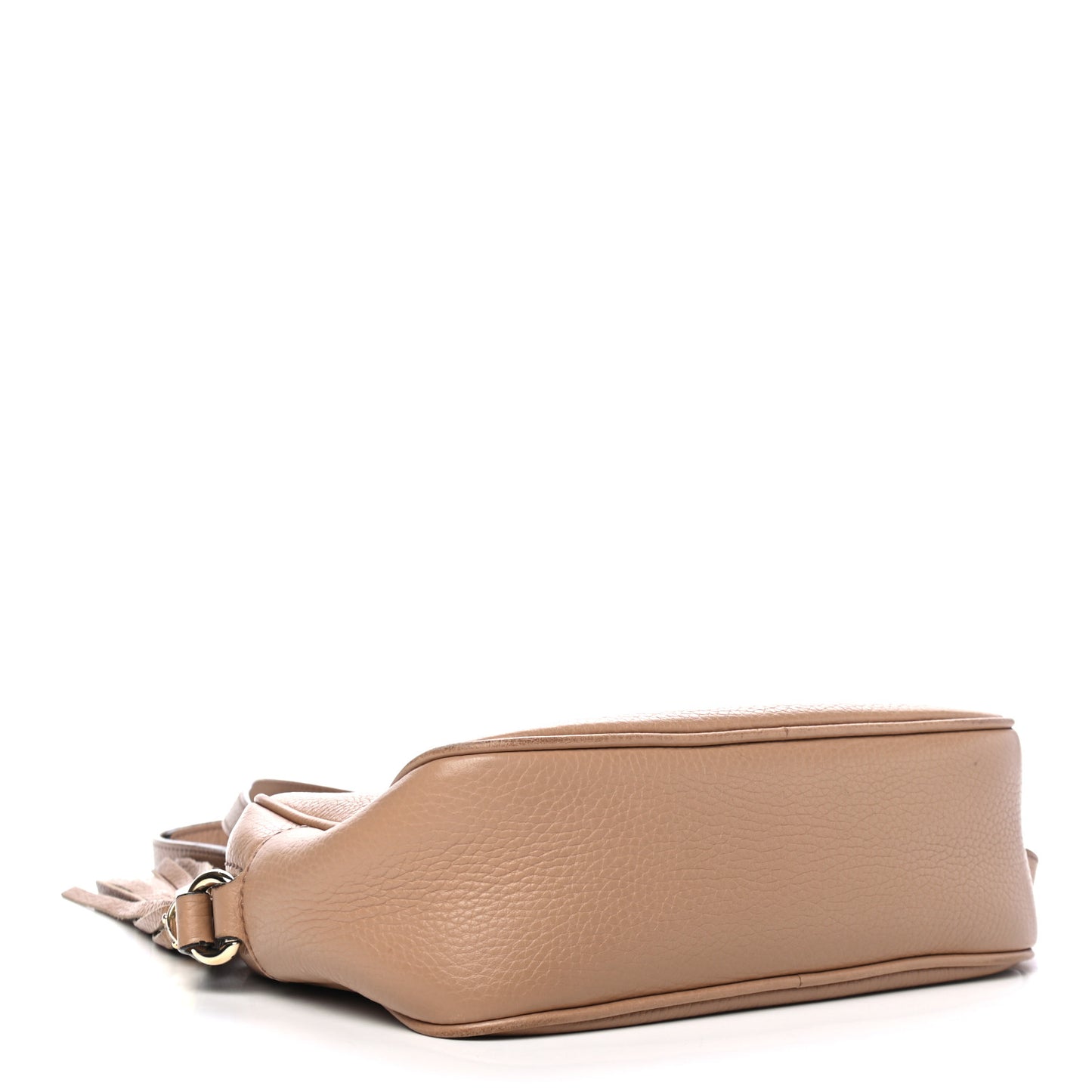 Pebbled Calfskin Small Soho Disco Bag Rose Beige
