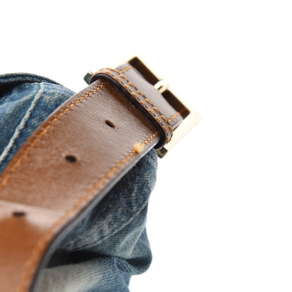 Fendi Denim Zucchino Baguette Blue 8 of 11