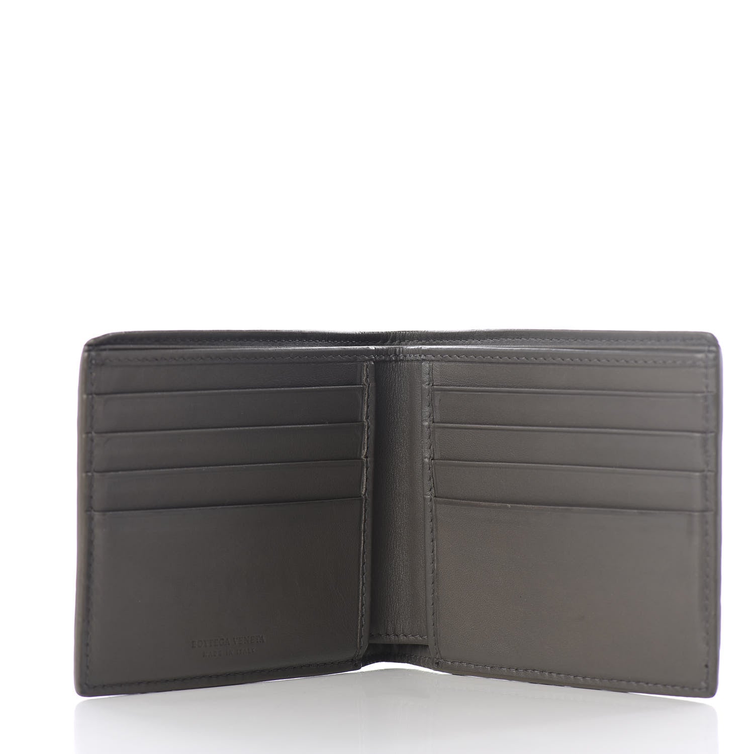 Bottega Veneta Nappa Intrecciato Bi-Fold Wallet Light Grey 4 of 6