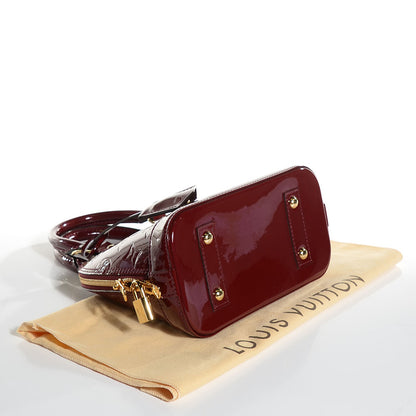 Louis Vuitton Vernis Alma BB Griotte 4 of 7