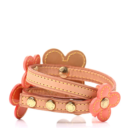 Louis Vuitton Patent Fleur Double Wrap Bracelet 3 of 5