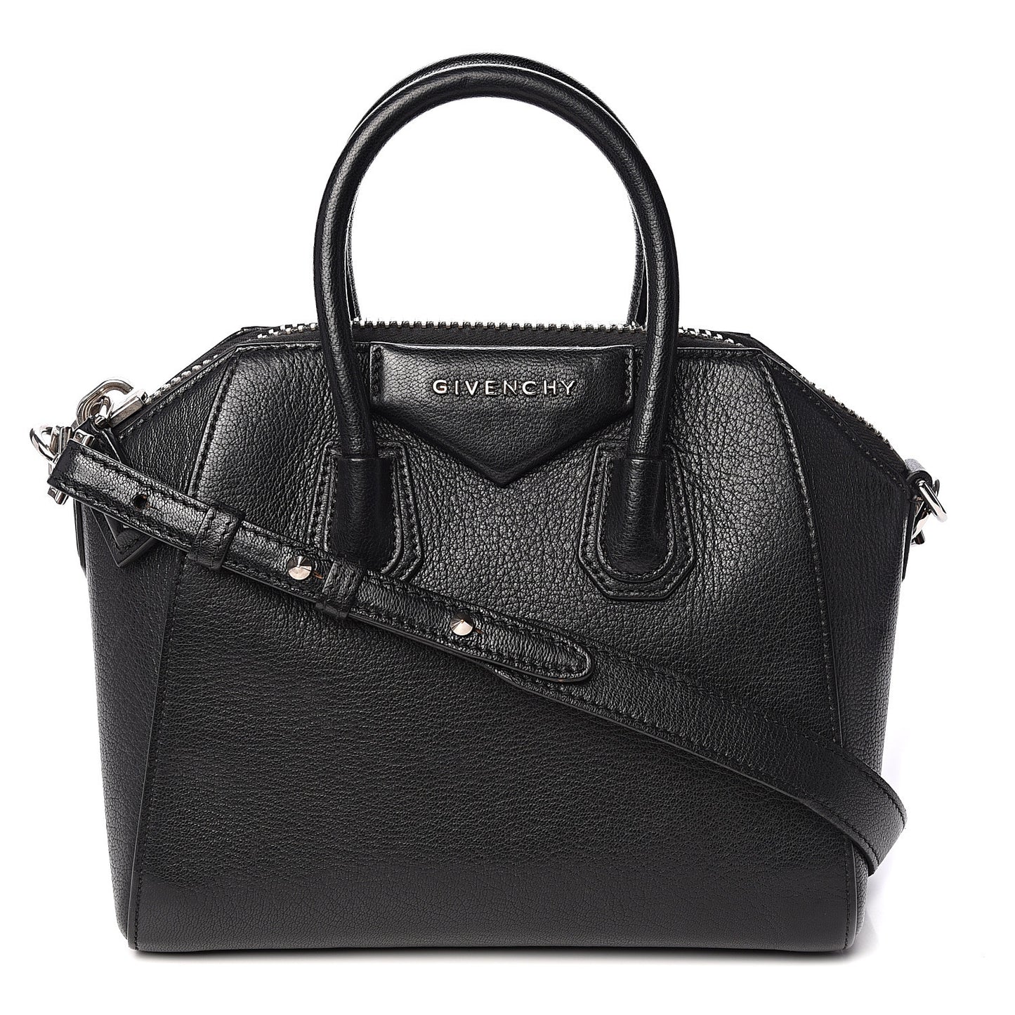 Sugar Goatskin Mini Antigona Black