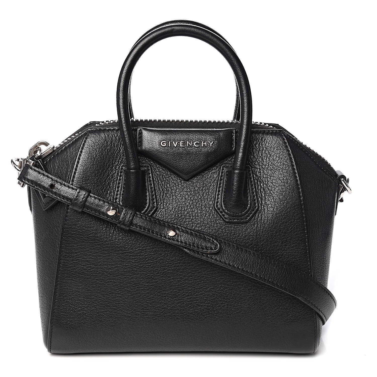 Givenchy Sugar Goatskin Mini Antigona Black 1 of 9