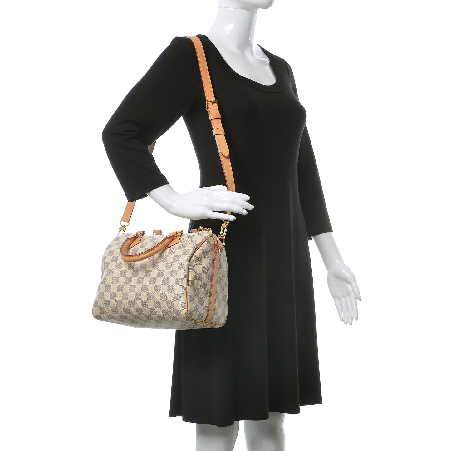 Damier Azur Speedy Bandouliere 25