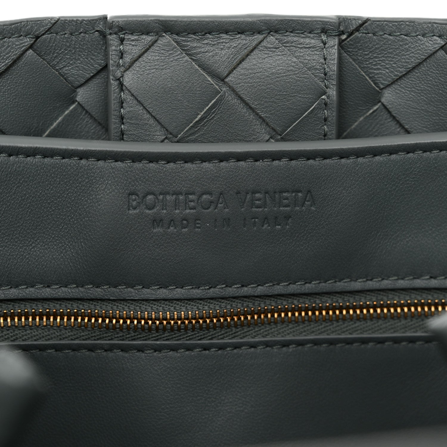 Bottega Veneta Nappa Intrecciato Medium Andiamo Shoulder Bag Slate 6 of 10