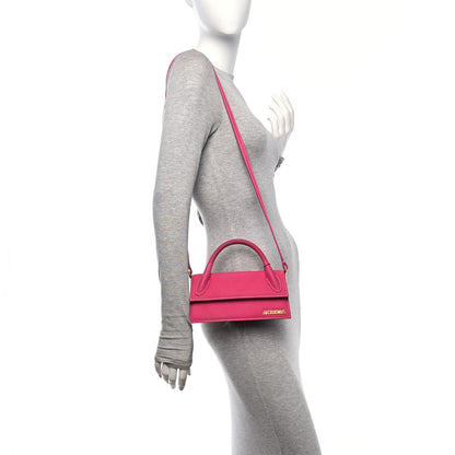 Jacquemus Nubuck Le Chiquito Long Dark Pink 2 of 10