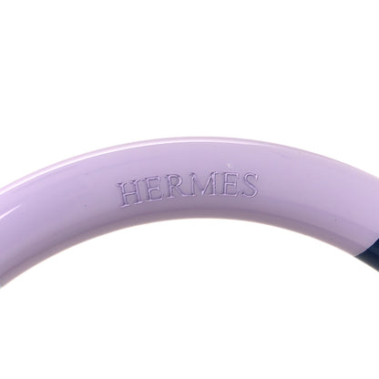 Hermes Lacquered Wood H Equipe PM Bangle Bracelet T1 4 of 5