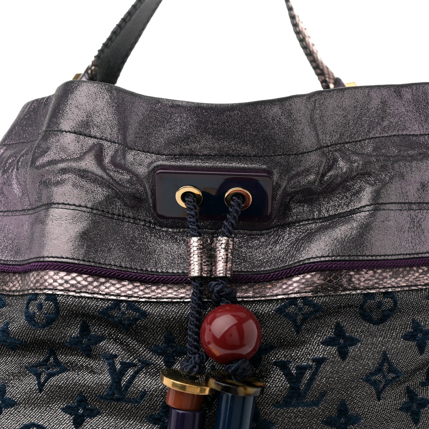 Monogram Lurex Bluebird