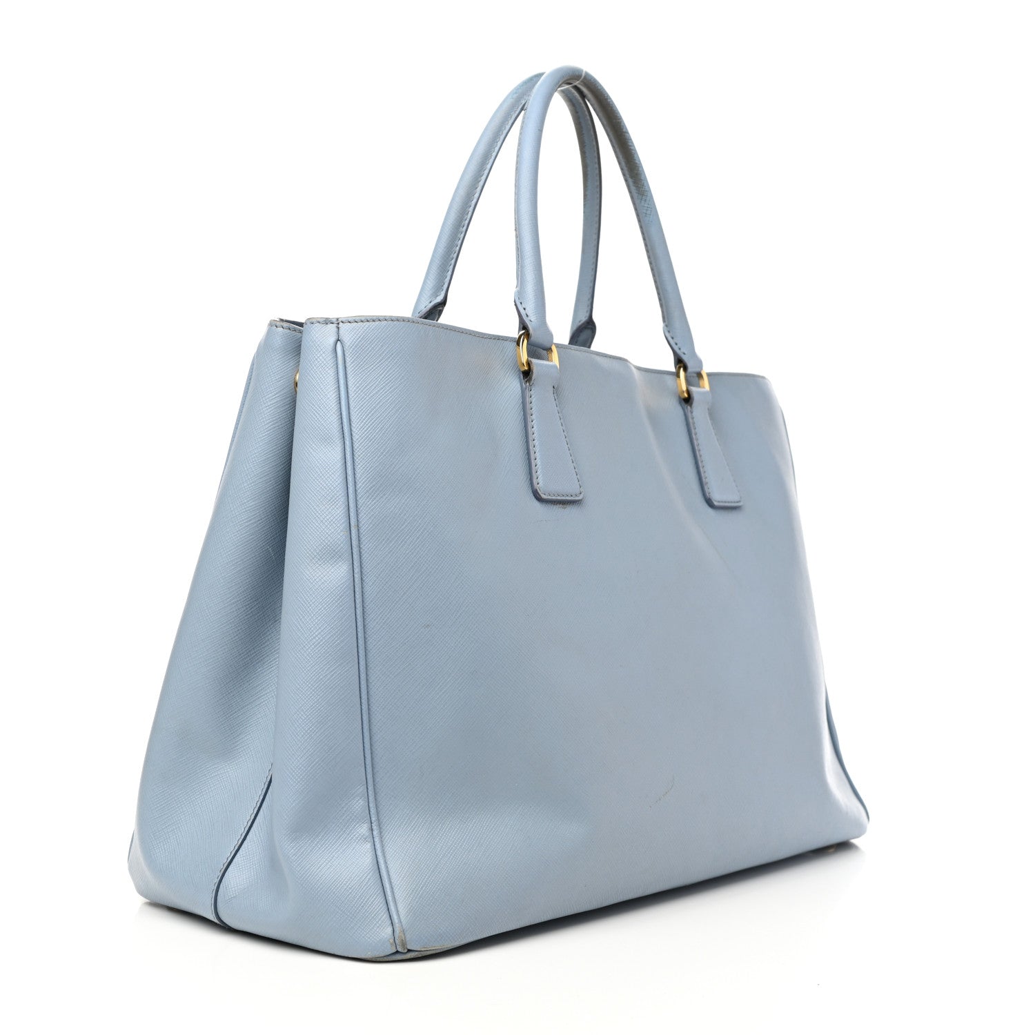 Prada Saffiano Cuir Large Double Bag Astrale 2 of 11