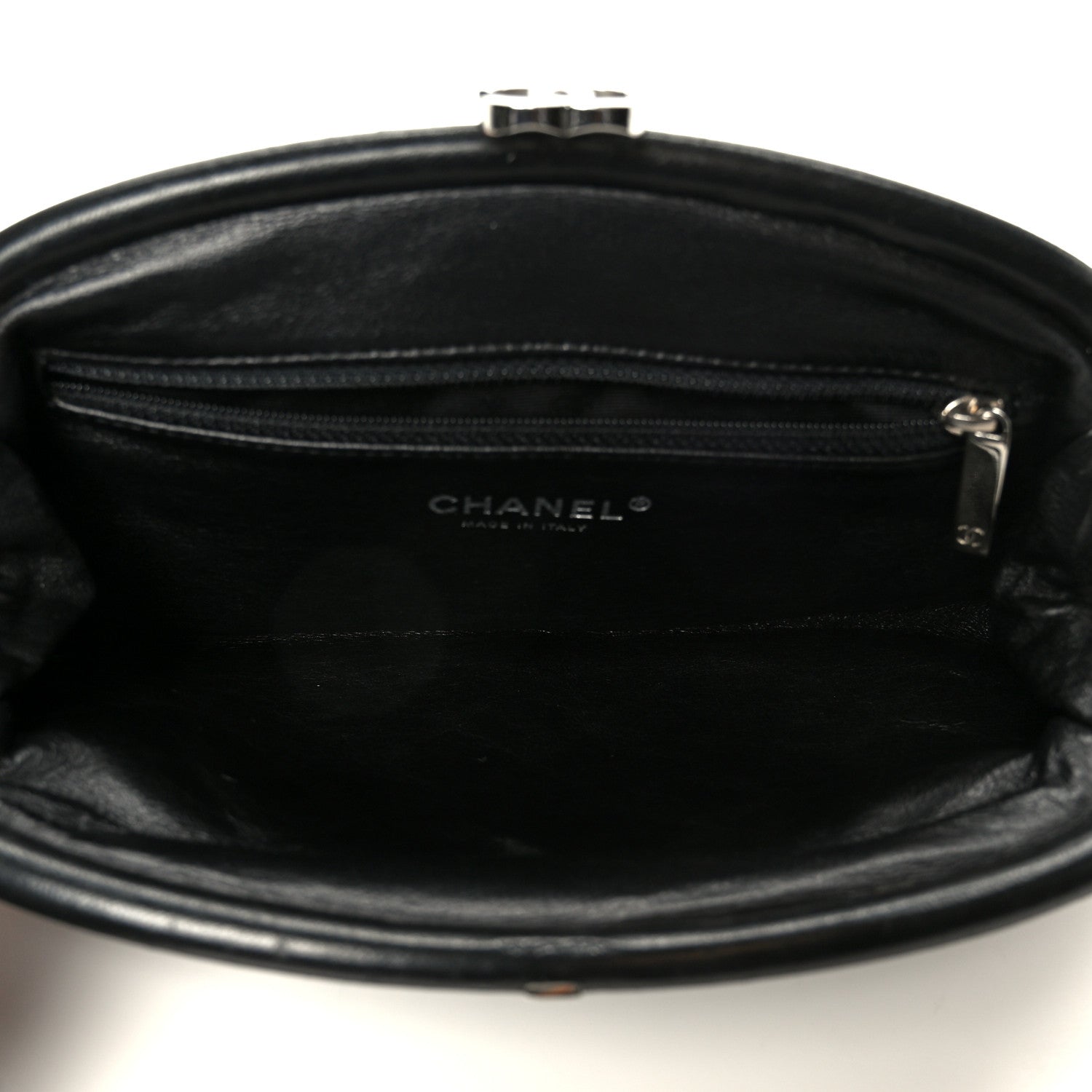 Chanel Lambskin Quilted Timeless Clutch Black 5 of 8