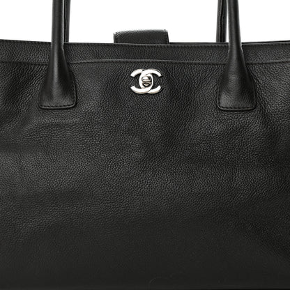 Chanel Calfskin Cerf Executive Shopper Tote Brown 8 of 13