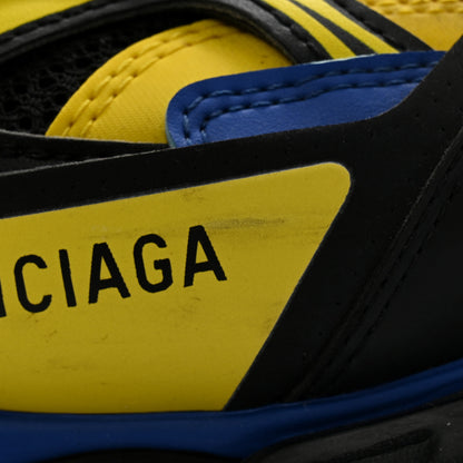 Balenciaga Mesh Nylon Mens Track Sneakers 42 Black Yellow Blue 10 of 13