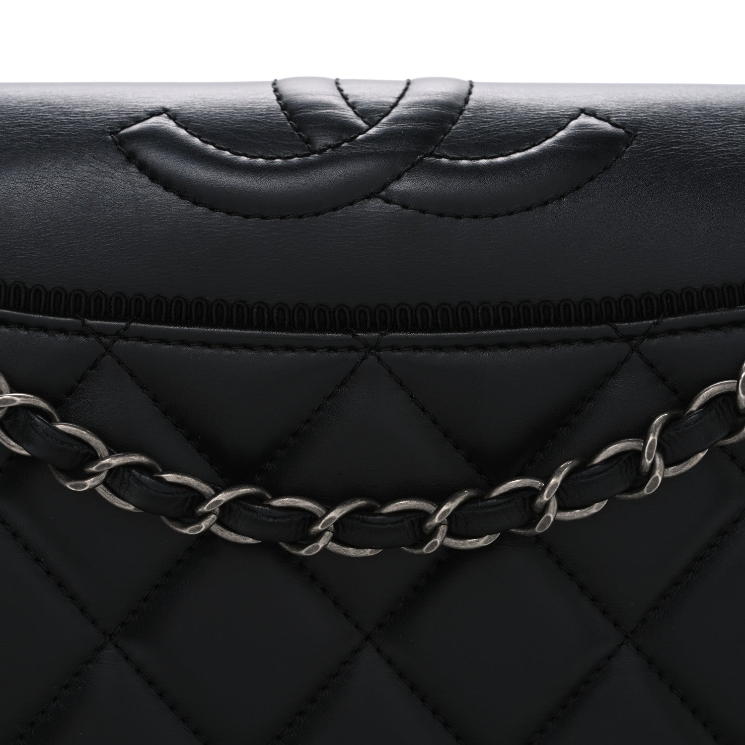 Chanel Calfskin Quilted Ballerine Flap Black 8 of 11