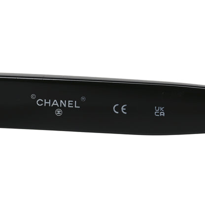 Chanel Acetate Metal Butterfly Sunglasses 71553 Black 5 of 7