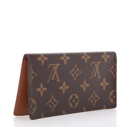 Louis Vuitton Monogram Simple Checkbook Holder Wallet 3 of 10