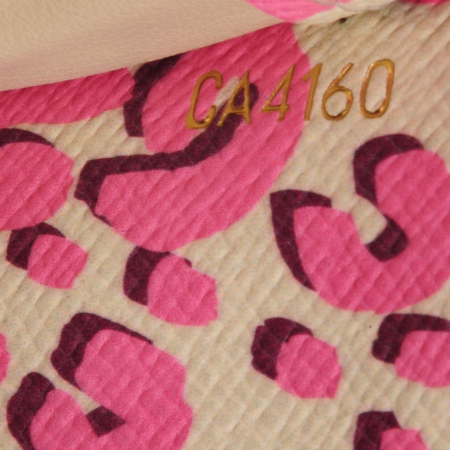 Monogram Leopard Insolite Wallet Blanc Corail