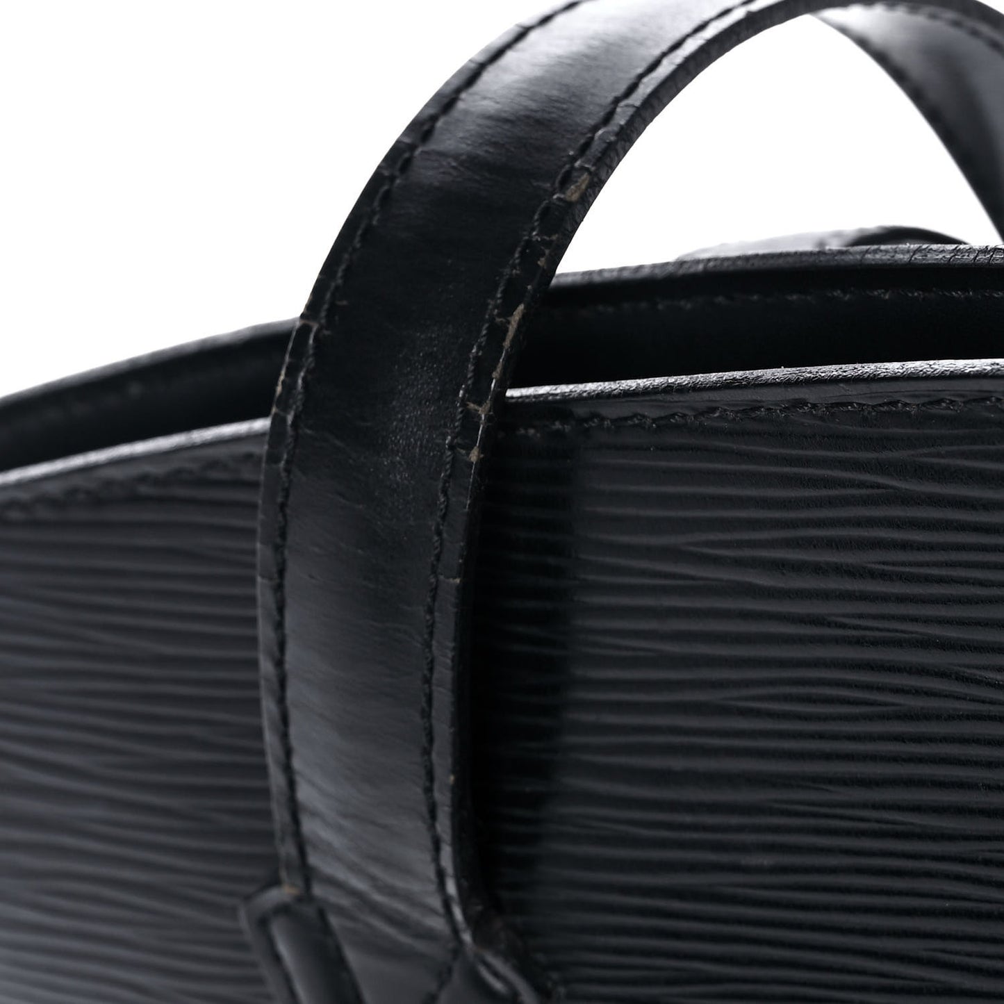 Epi Saint Jacques PM Long Straps Black