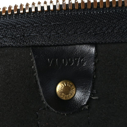 Louis Vuitton Epi Keepall 50 Black 6 of 12