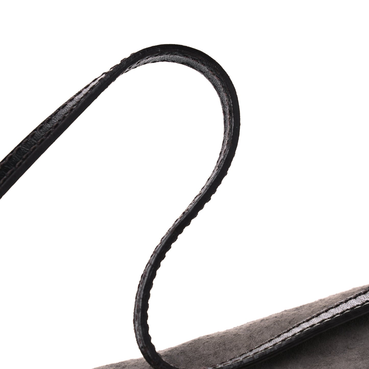 Suede Mini Mama Baguette Grey