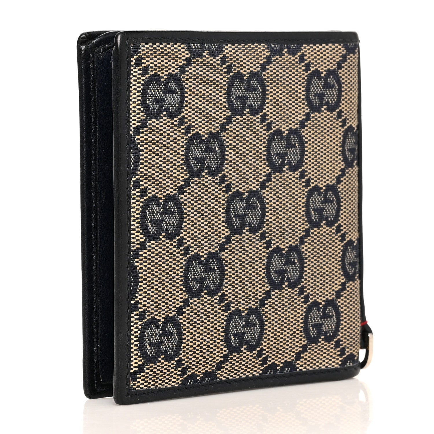Gucci Monogram Bi-Fold Wallet Navy 3 of 8