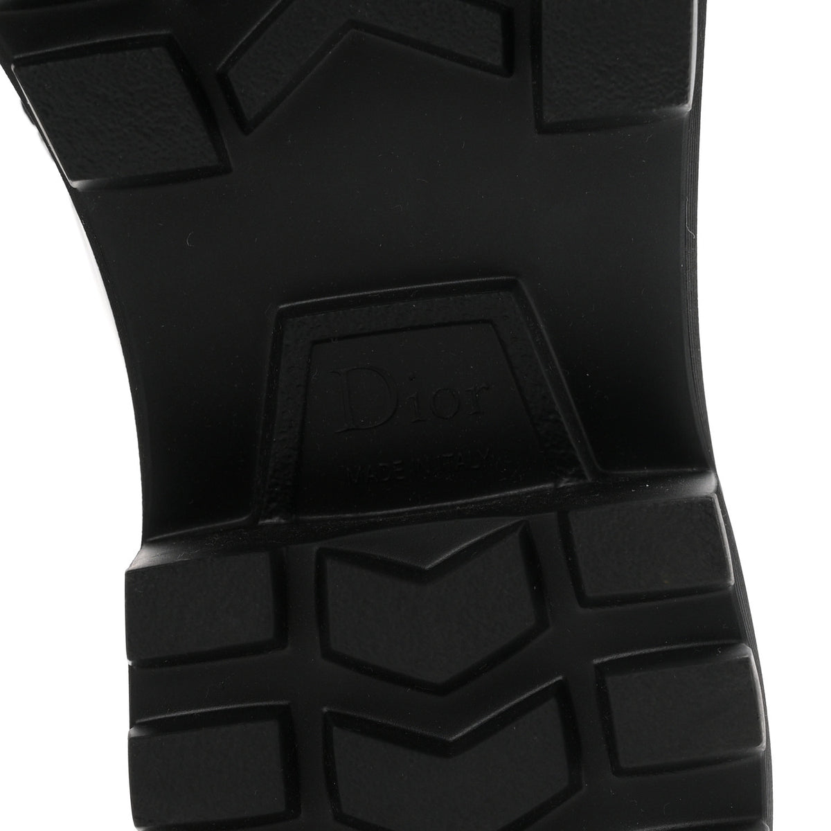 Christian Dior Brushed Calfskin Rubber Dior Code Cap Toe Lug Sole 35mm Loafers 39 Black 7 of 9